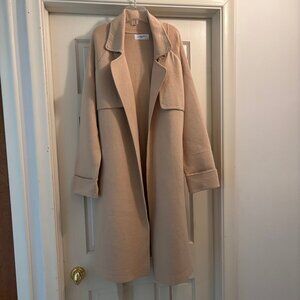 NWOT Carley Jean Los Angeles Paris Sweater Coat Beige XS